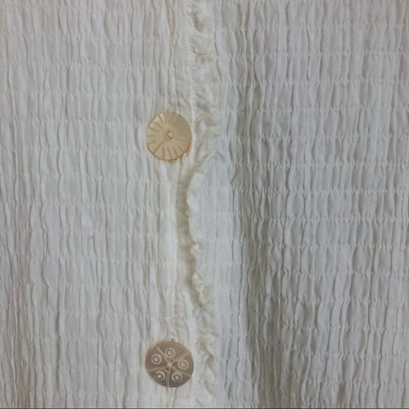 Vintage Boho White Blouse - Picture 4 of 12